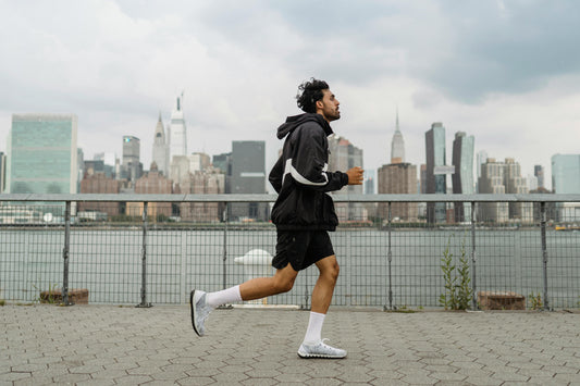 Running in barefoot shoes